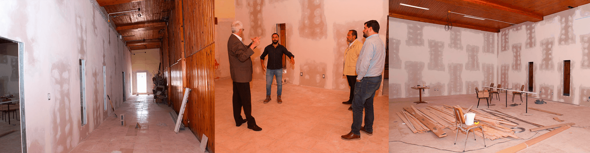EL INTENDENTE Y LOS SECRETARIOS VISITARON EL PRÓXIMO ESPACIO DE EDUCACIÓN MUNICIPALIDAD DE LABOULAYE