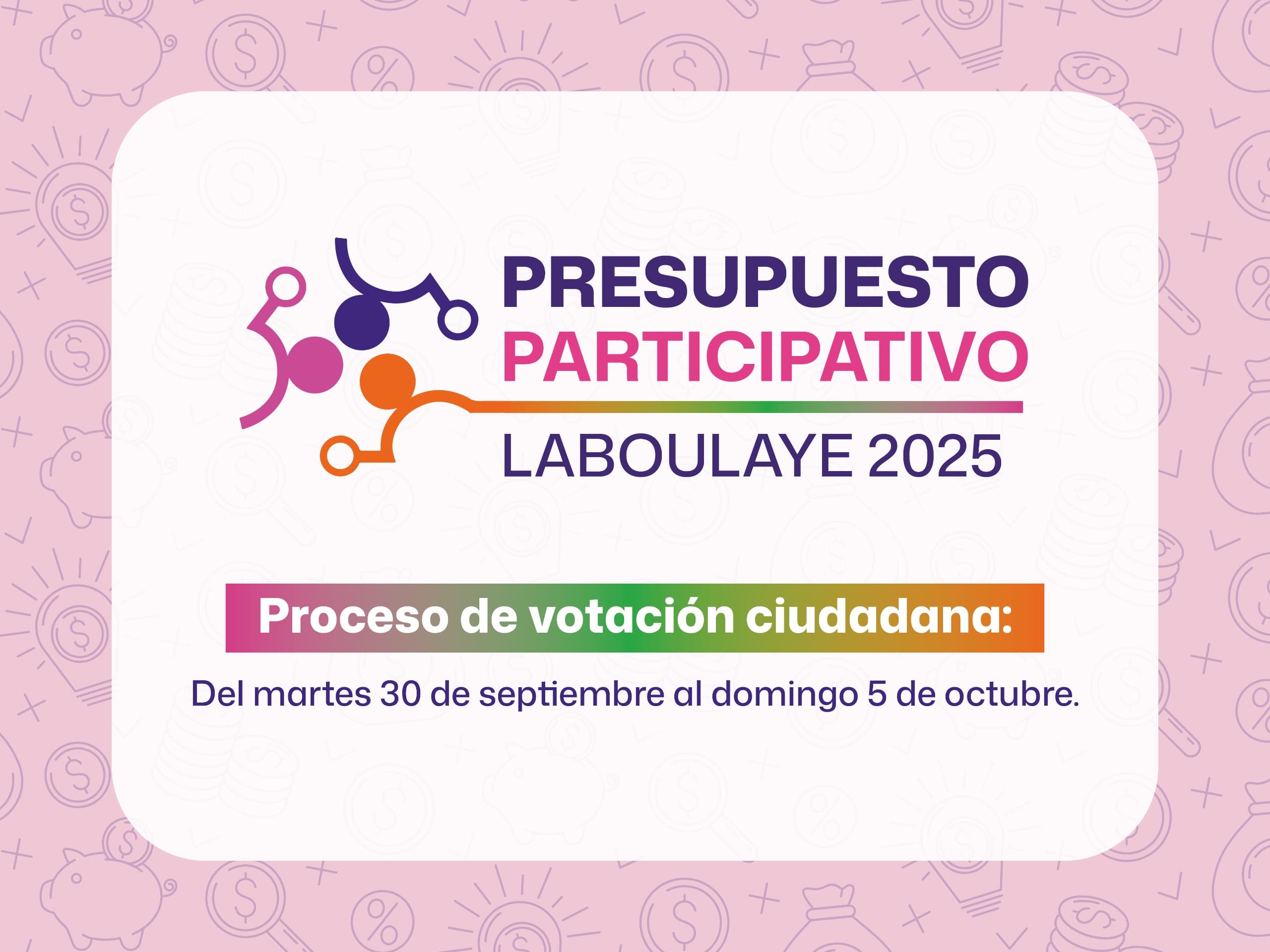 ¡YA PODÉS VOTAR LOS PROYECTOS DEL PRESUPUESTO PARTICIPATIVO 2025!