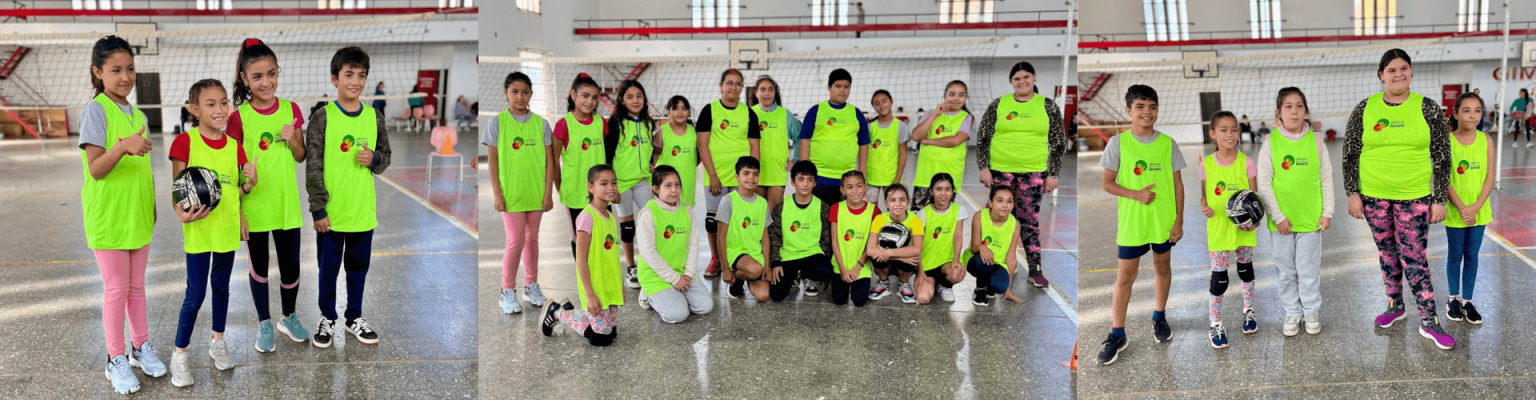 LA ESCUELITA DE MINI VOLEY PARTICIPÓ DE UN ENCUENTRO EN SPORTING