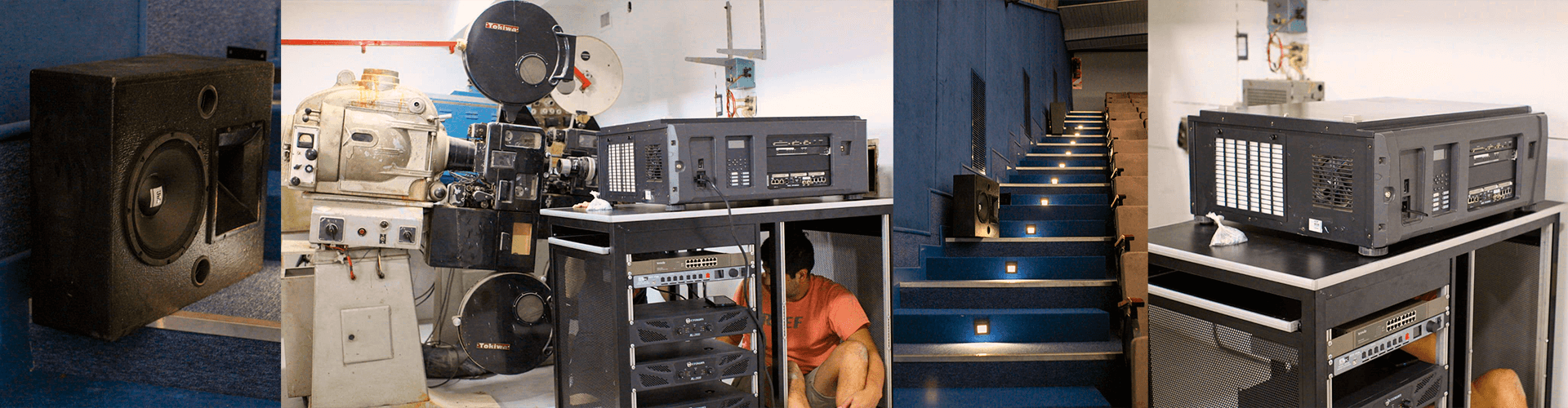 INSTALACIÓN DEL NUEVO PROYECTOR EN EL CINE TEATRO SPORTING