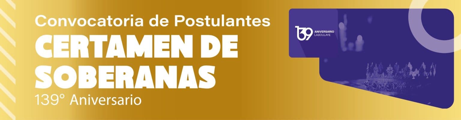 SE ABREN LAS CONVOCATORIAS PARA POSTULANTES DEL 139° ANIVERSARIO