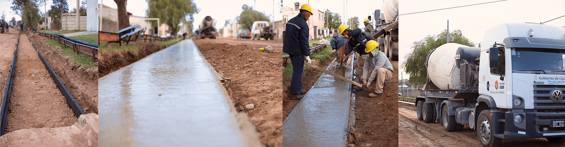 AVANZA LA OBRA DE CORDÓN CUNETA EN CALLE ALEM