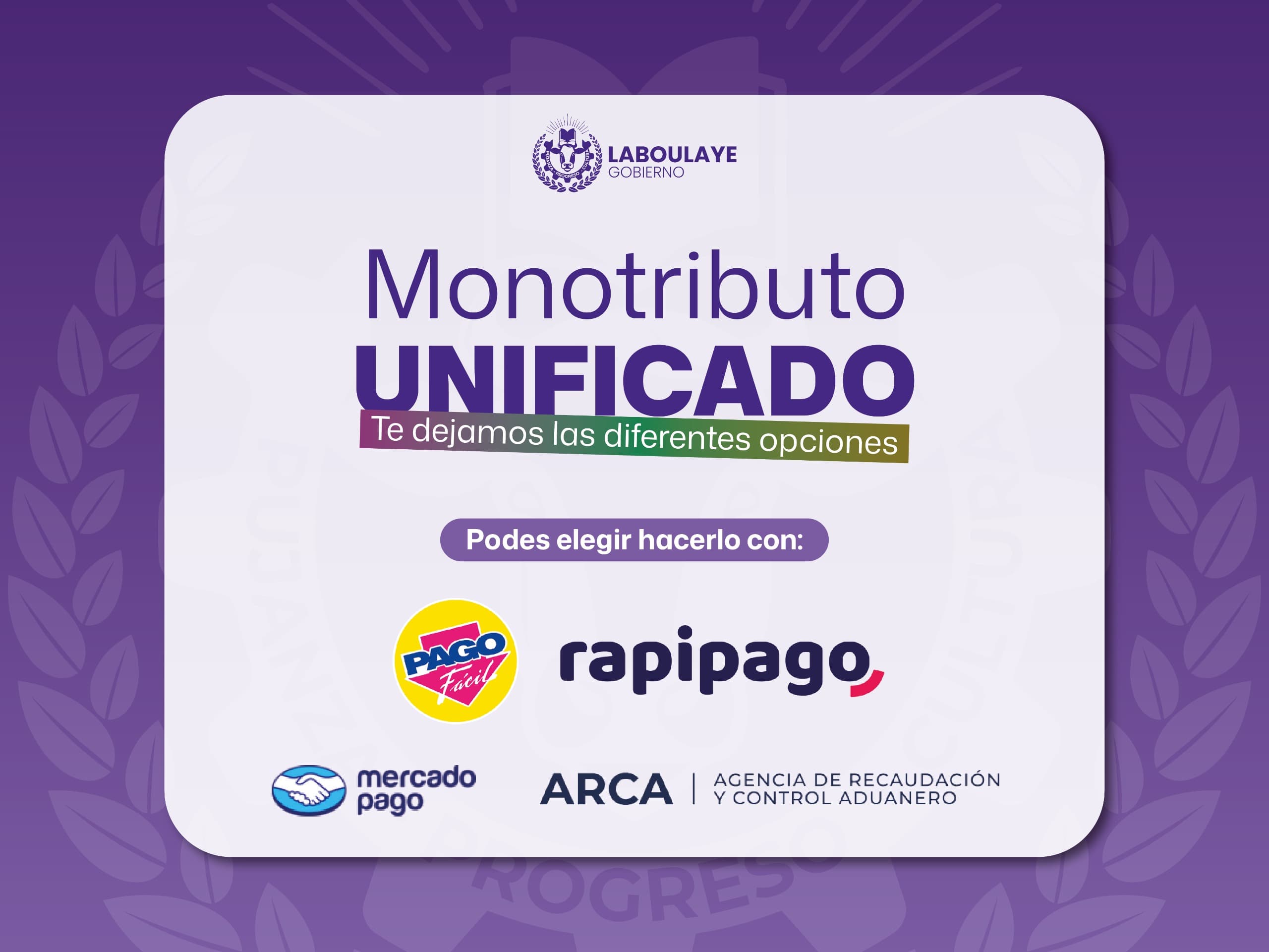 MONOTRIBUTO UNIFICADO: CONOCÉ LAS FORMAS DE PAGO