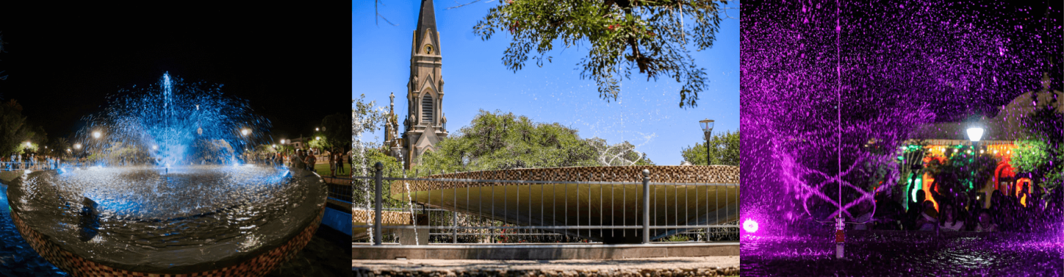 ¡VOLVIÓ A FUNCIONAR LA EMBLEMÁTICA FUENTE DE PLAZA GENERAL PAZ!