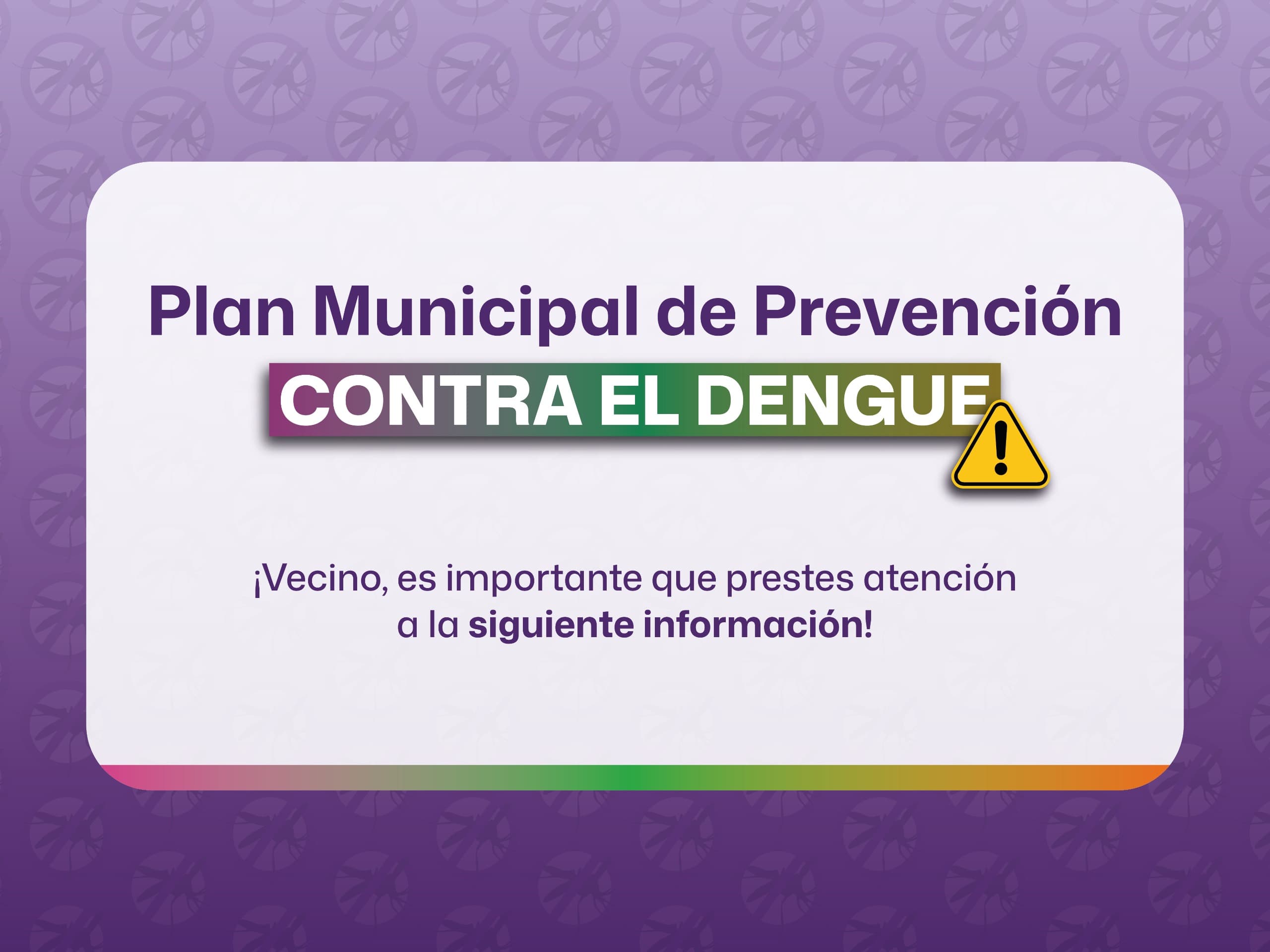 LABOULAYE AVANZA CON SU PLAN “TODOS CONTRA EL DENGUE”