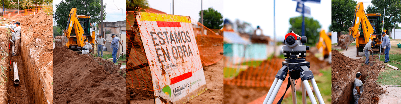 CONTINÚAN LAS OBRAS DE RECAMBIO DE CAÑERÍAS CLOACALES EN BARRIO 74 VIVIENDAS